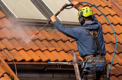 Démoussage et hydrofuge de toiture à Courgent